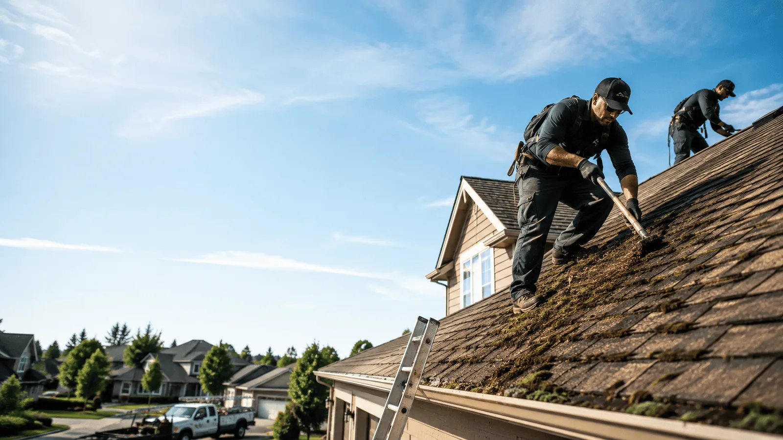 Roof Moss Removal in Raleigh, IL near me